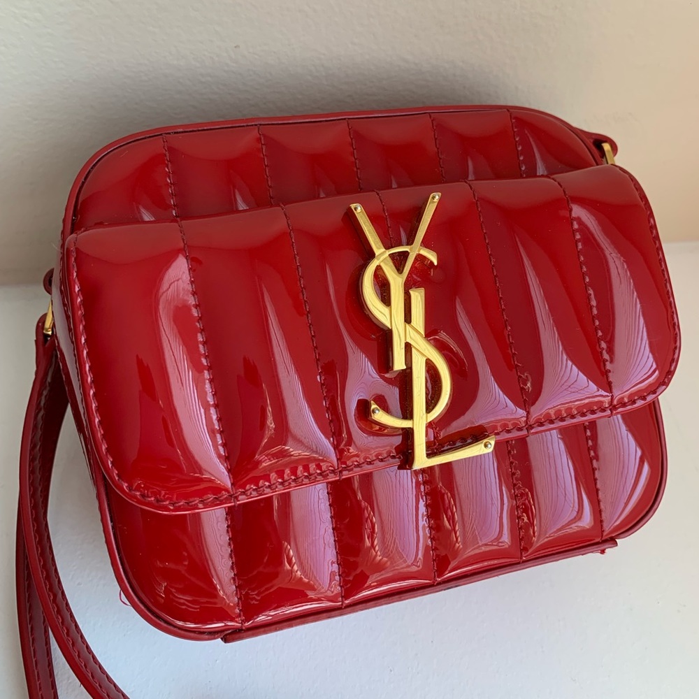 YSL (Saint Laurent) Vicky Bag In Quilted Leather